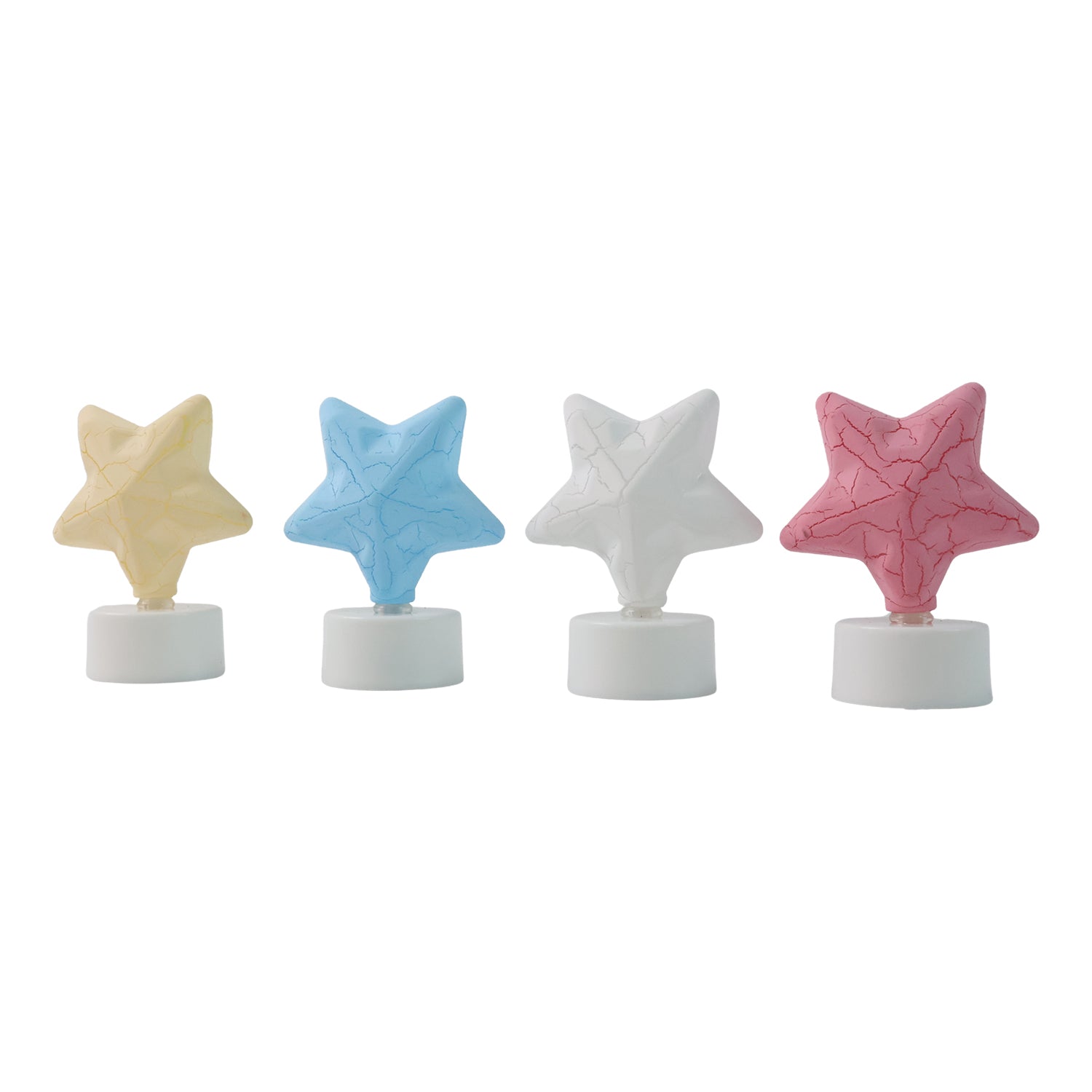 Star Shape Decorative LED Tealight Candles (4 Pc) Star Shape Decorative LED Tealight Candles (4 Pc)